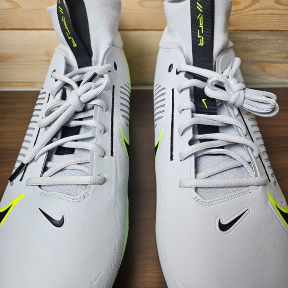 New Nike Vapor Edge Pro 360 2 Football Cleats Grey Green Mens Size 16 DA5456-004 - Picture 2 of 15